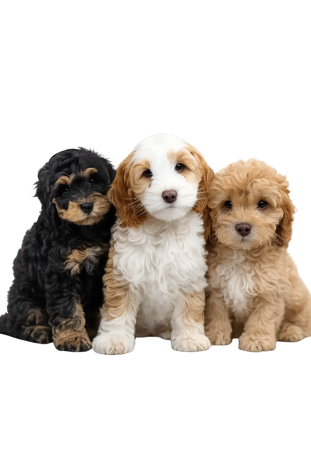 Three Australian Labradoodle puppies — apply to be added to our waiting list for upcoming litters